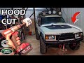 Cutting the Hood × 4BT Cummins Discovery #50 [Land Rover Build]