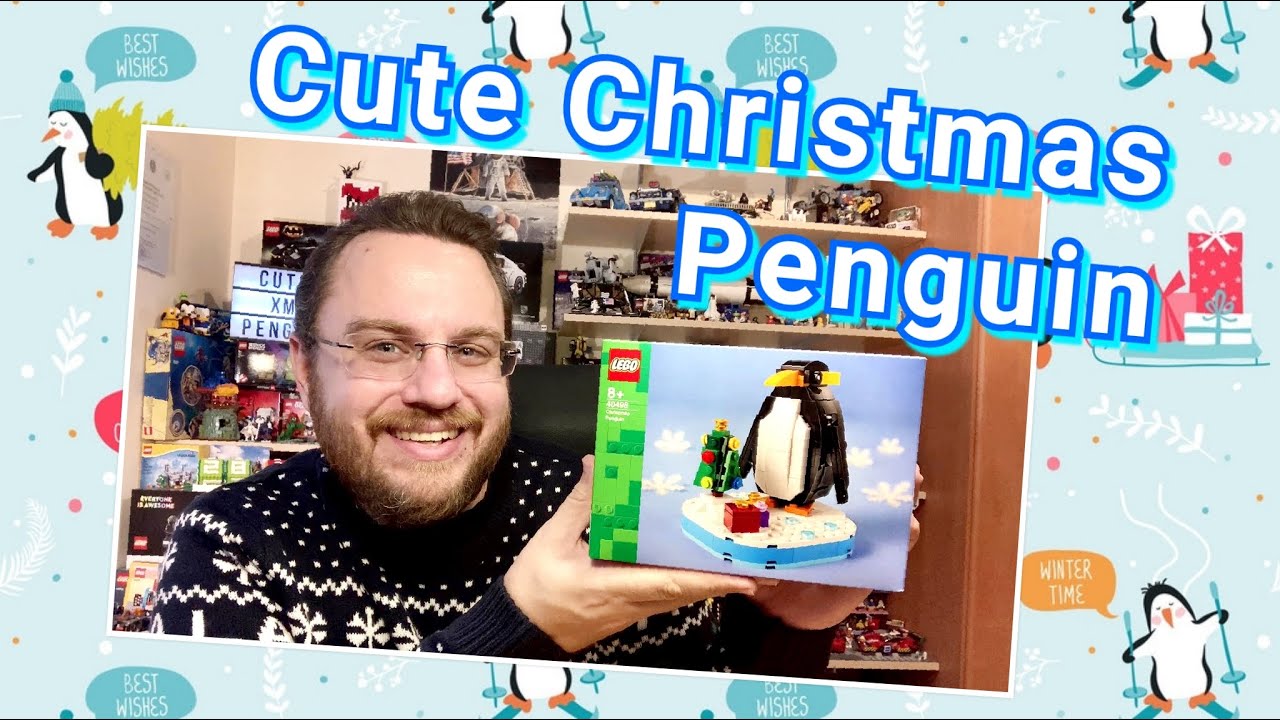 Cute Christmas Penguin – Xmas Decoration (Lego Seasonal Set 40498)