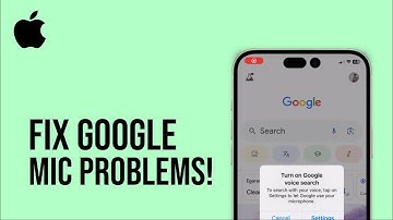 Google Mic Not Working on iPhone? || Tech Wash
