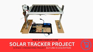 Solar Tracker 10W With Charge Controller and Battery Engineering Project