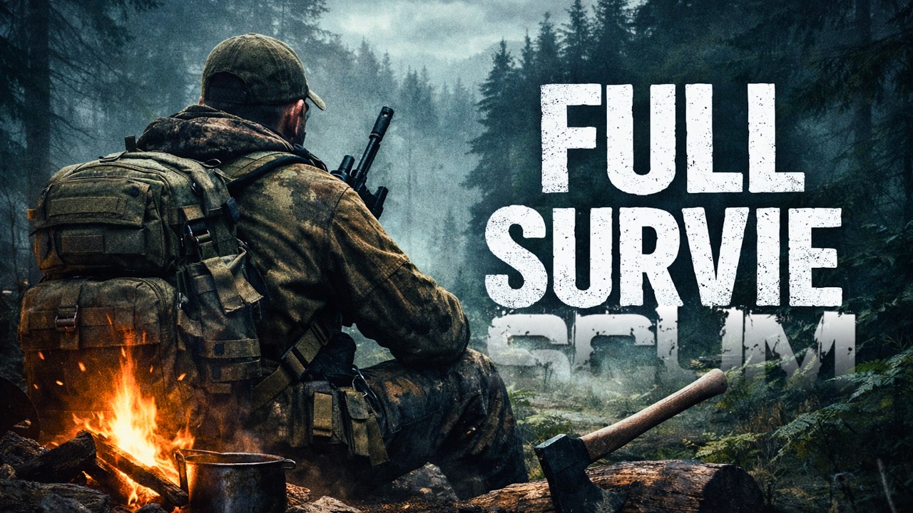 NEW UPDATE : J'ai essayé de SURVIVRE SEUL dans un serveur FULL PVP - SCUM FR
