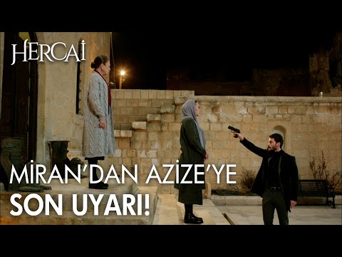 Miran, Azize'ye SİLAH ÇEKTİ! - Hercai Efsane Sahneler