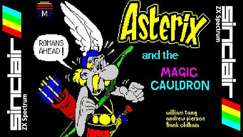 ASTERIX AND THE MAGIC CAULDRON (1986) Walkthrough, ZX Spectrum