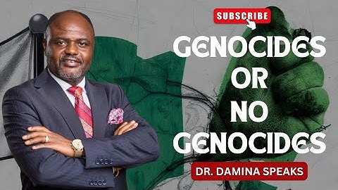 GENOCIDES OR NO GENOCIDES DR. ABEL DAMINA SPEAKS