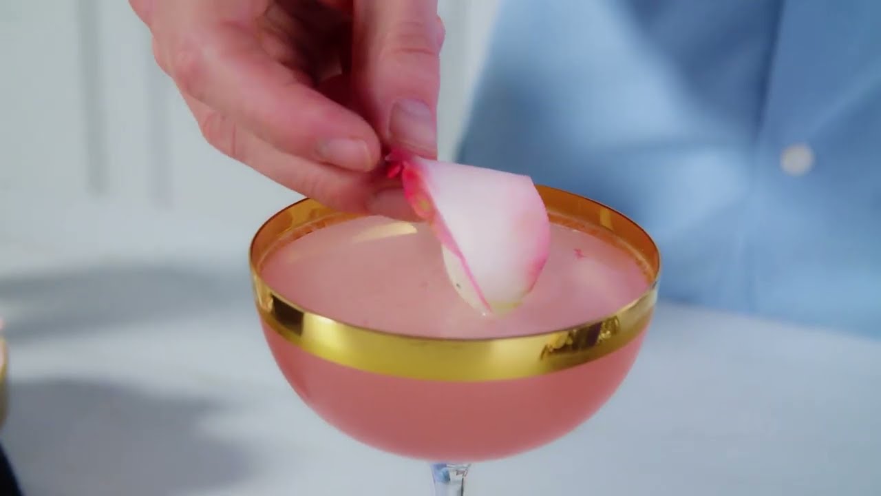 How To Drink Sake - Rosewater Gimlet