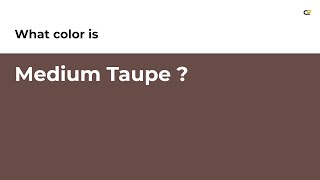 Medium Taupe color #674c47 hex color - Brown color - Cool color 674c47