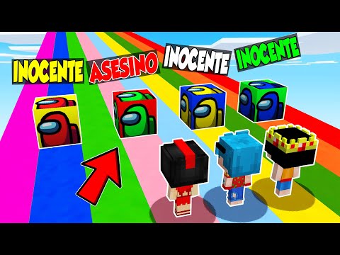 ¿Qué LUCKY BLOCKS es el ASESINO? 🔪😱 AMONG US en MINECRAFT