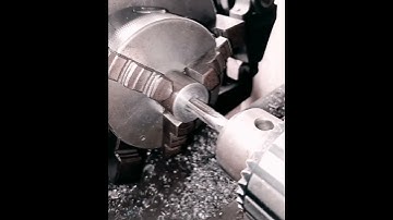Taping by Lathe Machine | Mechanical Engineering | Working | #shorts