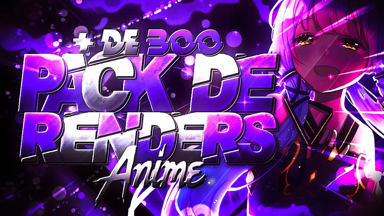 NEW PACK• Renders Anime Full HD / +100 Renders - Ps Touch Android 💜🔥 