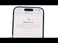 How To Use Safety Check On Your iPhone! (2024)