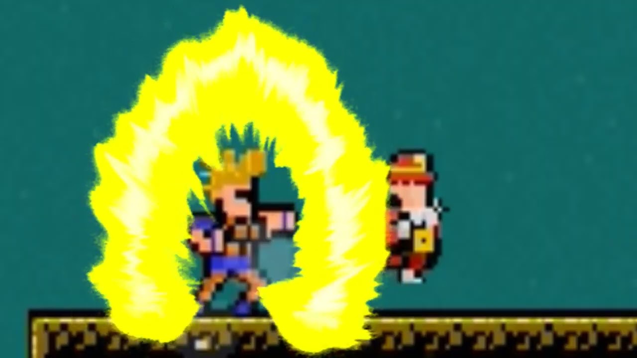 angel365 vs Goku - Superfighters Deluxe (reupload vídeo antiguo)