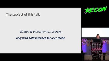 RECON 2017 - Bochspwn Reloaded Detecting Kernel Memory Disclosure with x86 Emulation (j00ru)