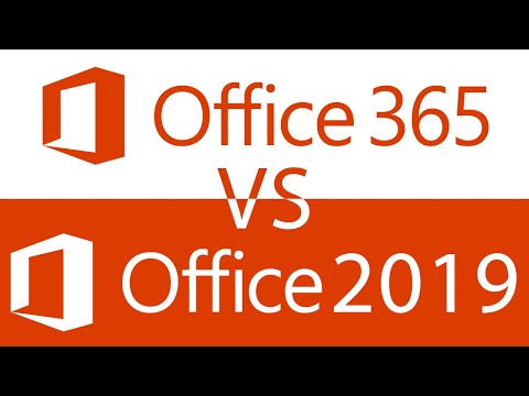 Microsoft Office 365 vs Microsoft Office 2019