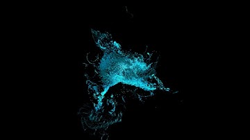 Curl noise particles Cinema 4D