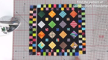 Piece a Checkerboard Tiles Block and Troubleshoot a Tricky Border!