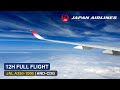 12 Hours Tokyo HND Paris CDG JAL Airbus A350 FULL FLIGHT Ep 42