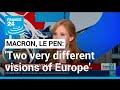 Macron and Le Pen: 