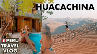 Huacachina Sandboarding + Hostel Life 🇵🇪 Backpacking Peru Travel Vlog