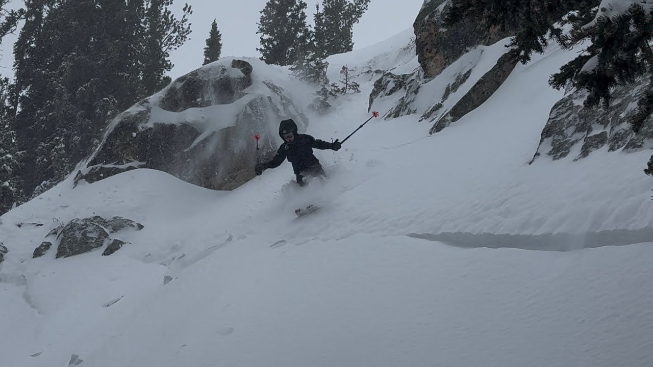 Jackson Skiing - Early Season Jumping Part 10 - Jackson Hole Mountain Resort 