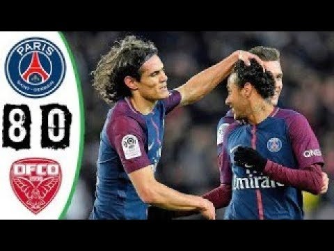  PSG vs Dijon 8-0 ● All Goals & Highlights ● 17/1/2018 Full HD