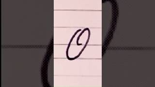 Beginner's Guide To Writing Cursive Letter  O| Cursive Writing Practice For Beginners