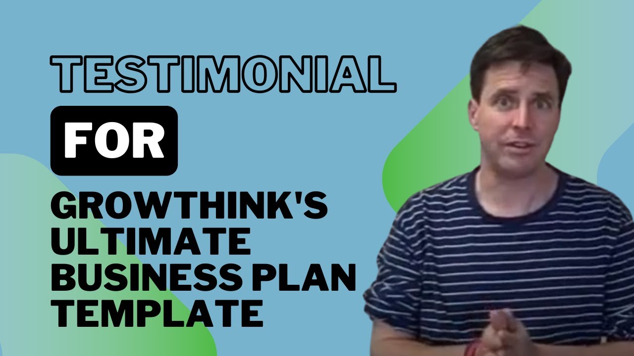 Reviews Growthink Business Plan Template Growthink's Ultimate Business Plan Template - YouTube