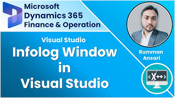 How to Locate the Infolog Window in Visual Studio for Debugging Info Messages D365 F&O