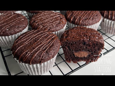 Moist Double CHOCOLATE MUFFINS Recipe! Simple and Delicious recipe