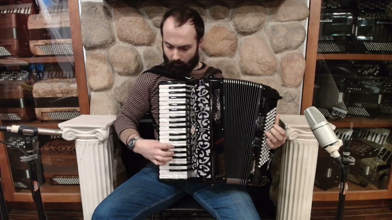NEW Black Silver Ottavianelli Aero IV Piano Accordion LMMM 37 96