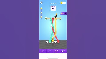 Tangle Master 3D 🧶 untangle rope game level 46