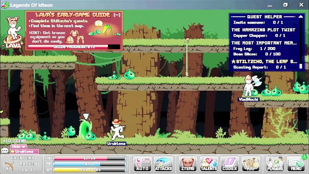 Legends of IdleOn MMO • Best DPS Class • Archer Farming Speedrun YouTube