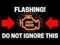 Check Engine Light Flashing - What Does It Mean?