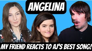 MY FRIEND&#39;S first REACTION to ANGELINA JORDAN I&#39;m Still Holding out for You
