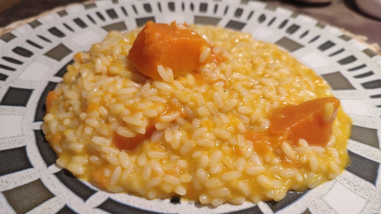 IL RISOTTO ALLA ZUCCA RICETTA BIMBY bimby zucca YouTube