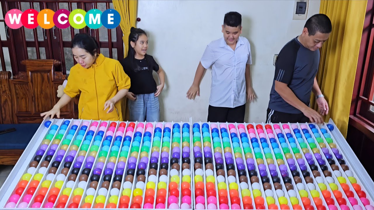 Веселая игра-тренировка для мозга «Сортировка мячей» ☆ уровень 58