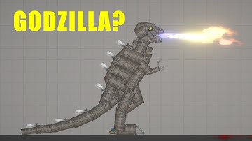 I BUILD A GODZILLA IN MELON PLAYGROUND 11.1 (PEOPLE PLAYGROUND - ACTION SANDBOX)