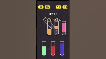 Water Sort Puzzle Level 3 & 4, Walkthrough 🧪🧪🧪, #shorts