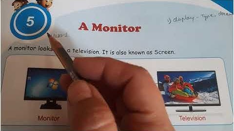 Computers Class 1 Chapter 5