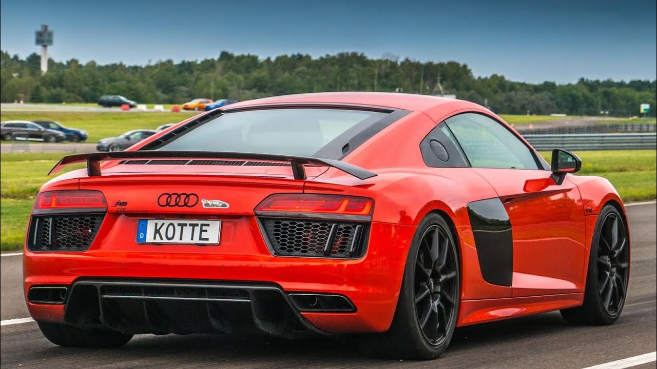 1000+hp Kotte-Performance Audi R8 V10 BiTurbo 303,19km/h @ TTT Half ...