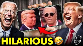 Comedians Hysterically Reenact Trump Biden Debate in Full Costume Impressions | Internet in TEARS 🤣