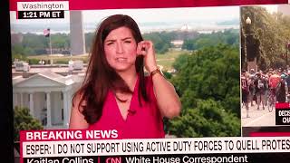 Hair Raising Hot CNN's Kaitlan Collins Long Hair play!