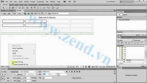 Thiết kế web   10 Làm việc với Table   Phần 1