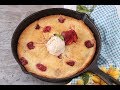 Skillet Strawberry Cobbler Recipe | Easy berry cobbler recipe | Fresh Strawberry Cobbler Recipe |