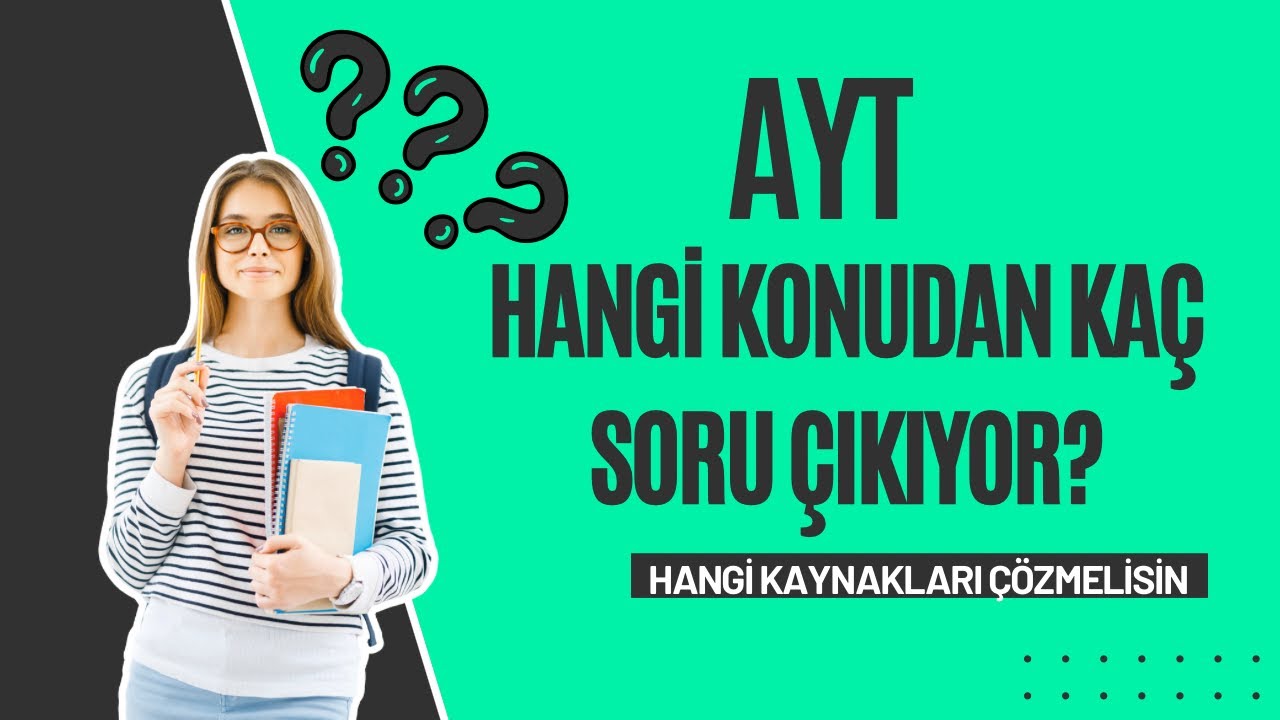 Ayt Hangi konudan kaç soru çıkıyor? Hangi kaynaklar çözülmeli ? #yks2026 #ayt 