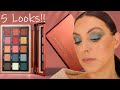 NATASHA DENONA ZENDO PALETTE | 5 LOOKS!!