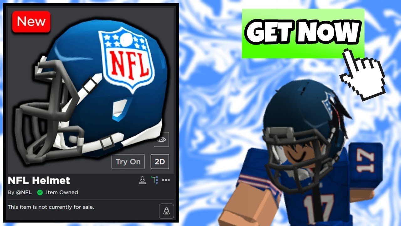 HOW TO GET NFL HELMET FOR FREE IN ROBLOX! YouTube