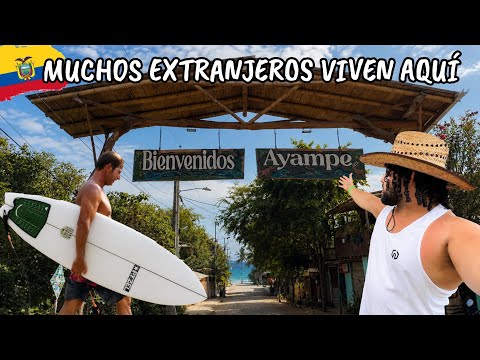 Extranjeros dejan su país para VIVIR en este pueblo de la costa ECUATORIANA 🏝️(AYAMPE)🌊