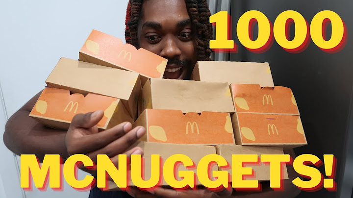 1000 MCNUGGETS CHALLENGE!!