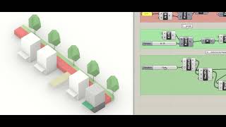 vary the distance between trees using grasshopper in rhino