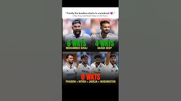 Siraj and Akash Deep 👿💀